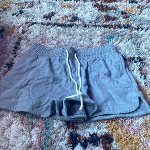 Gray shorts, size small
